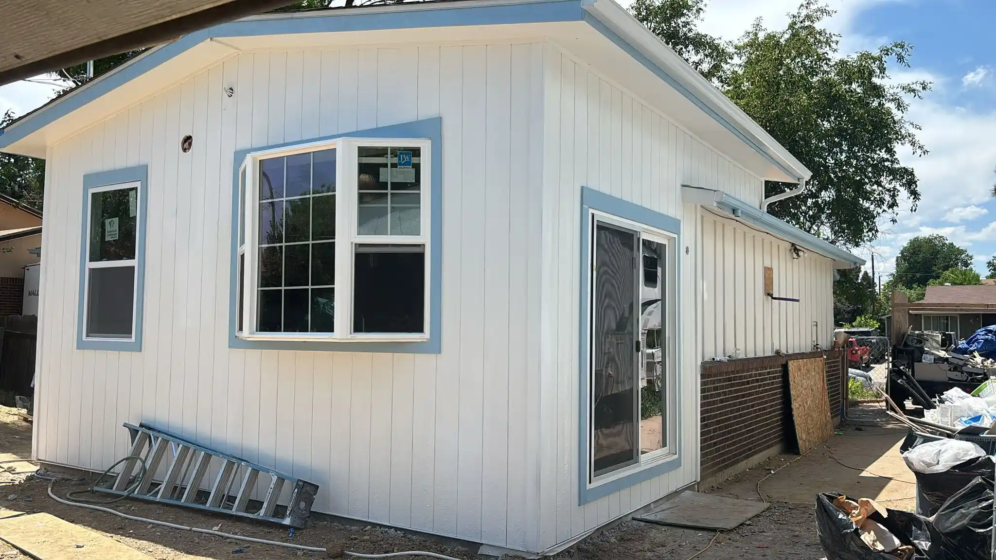 House facade restoration